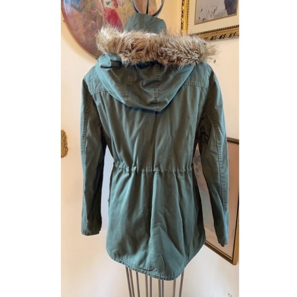 GREEN UTILITY ARMY JACKET - Picture 3 of 5